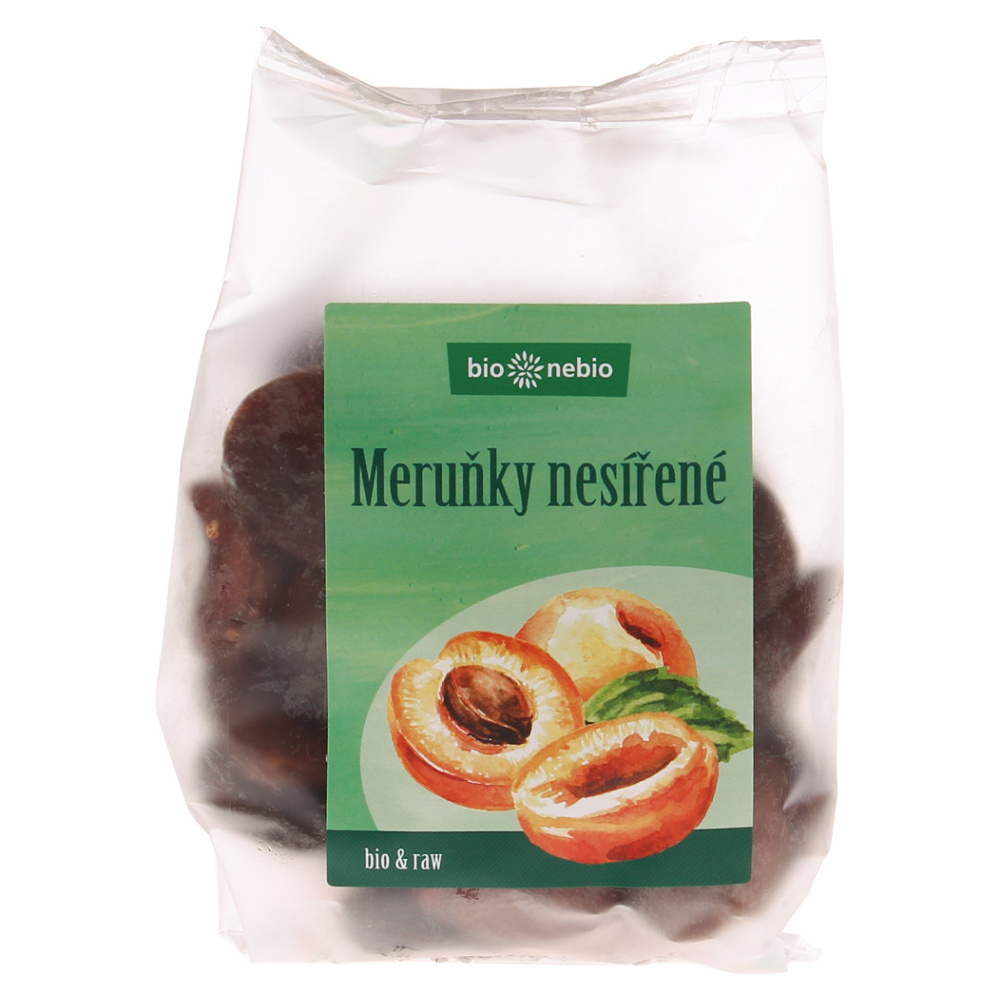 BIO NEBIO Sušené meruňky nesířené BIO 300 g