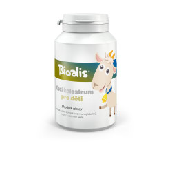 BIOALIS Kozí kolostrum pro děti 140 kapslí