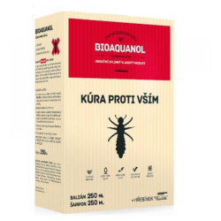 Bioaquanol kúra proti vším -  Šampon 250 ml + Balzám 250 ml + hřeben