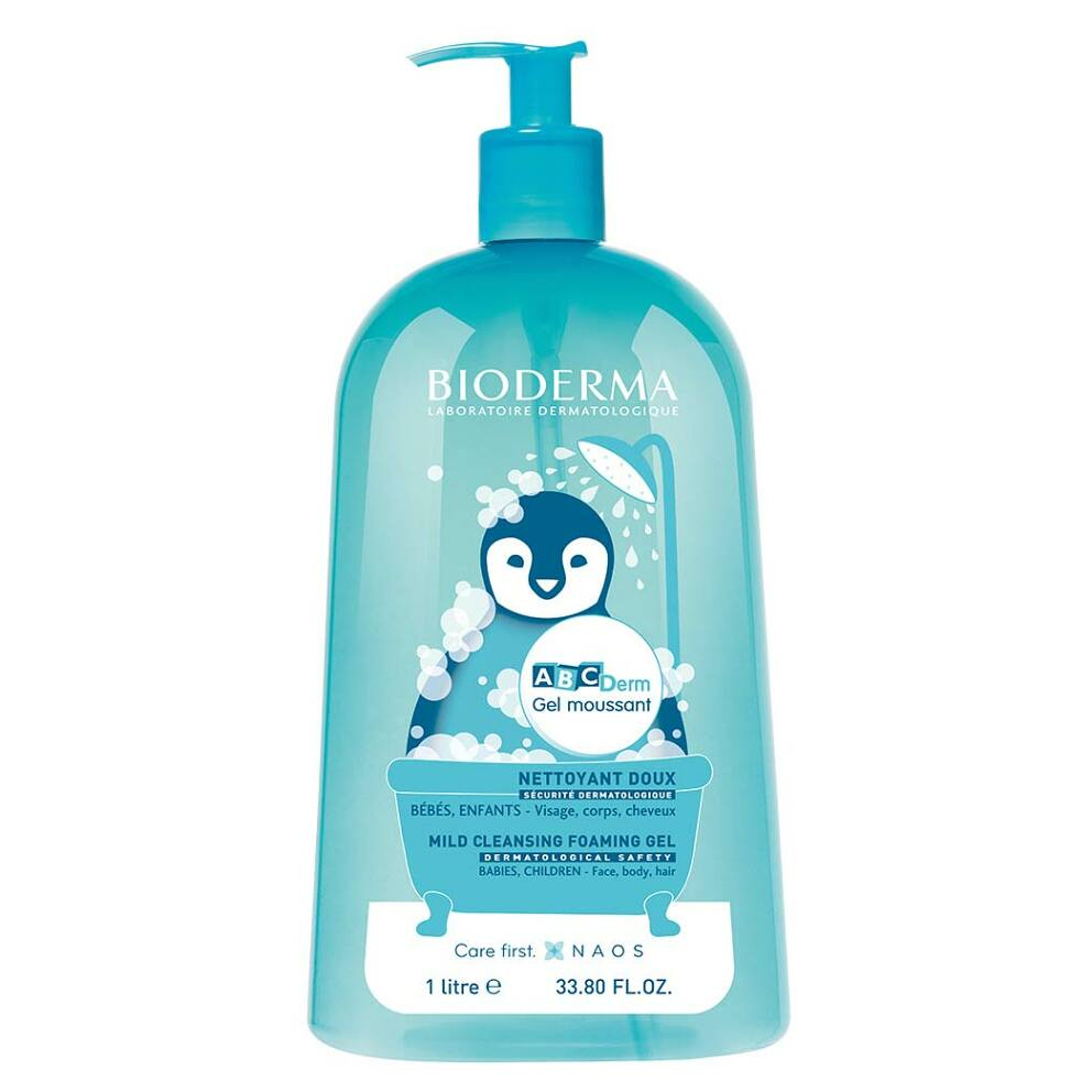 BIODERMA ABCDerm Gel Moussant 1000 ml