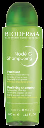 BIODERMA Nodé G šampon, jemný čisticí šampon, zpomaluje maštění vlasů 400 ml