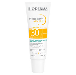 BIODERMA Photoderm AKN Mat SPF 30 Zmatňující krém na opalování 40 ml