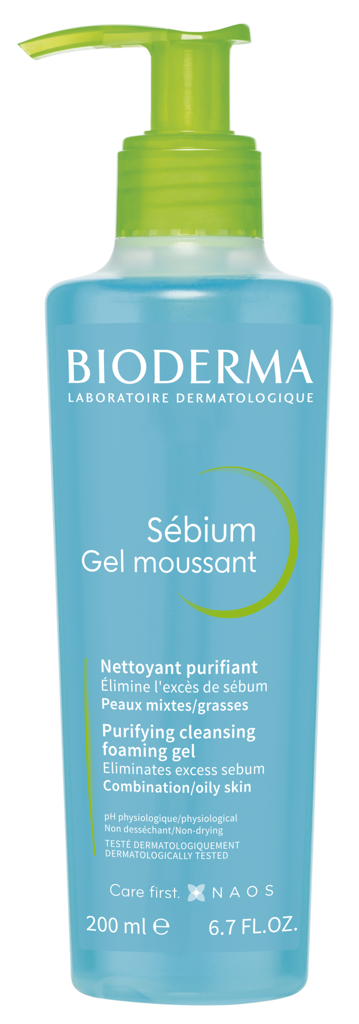 BIODERMA Sébium Gel moussant jemný čisticí gel pro smíšenou a mastnou pleť 200 ml
