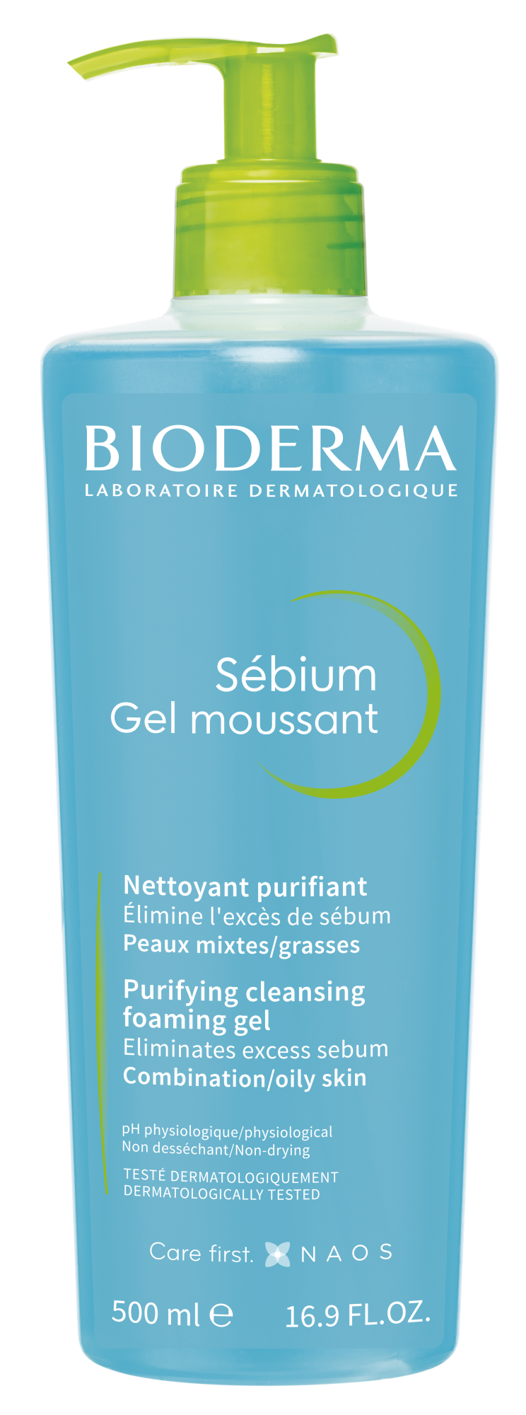 BIODERMA Sébium Gel moussant jemný čisticí gel pro smíšenou a mastnou pleť 500 ml
