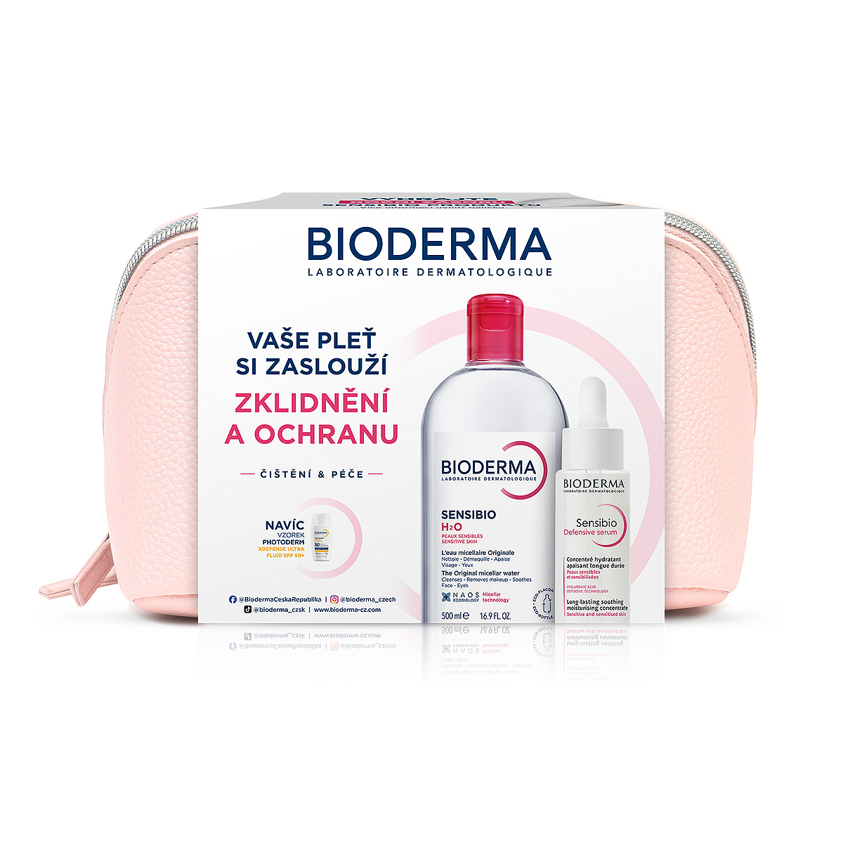 BIODERMA Sensibio dárkový balíček na citlivou pleť a vrásky 2 ks
