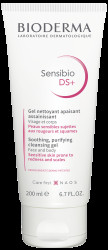 BIODERMA Sensibio DS+ gel moussant čisticí pěnivý gel na šupinatou pokožku, seborea 200 ml