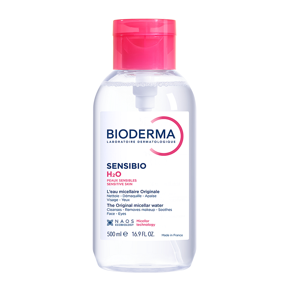 BIODERMA Sensibio H2O MIcerální voda s pumpou 500 ml