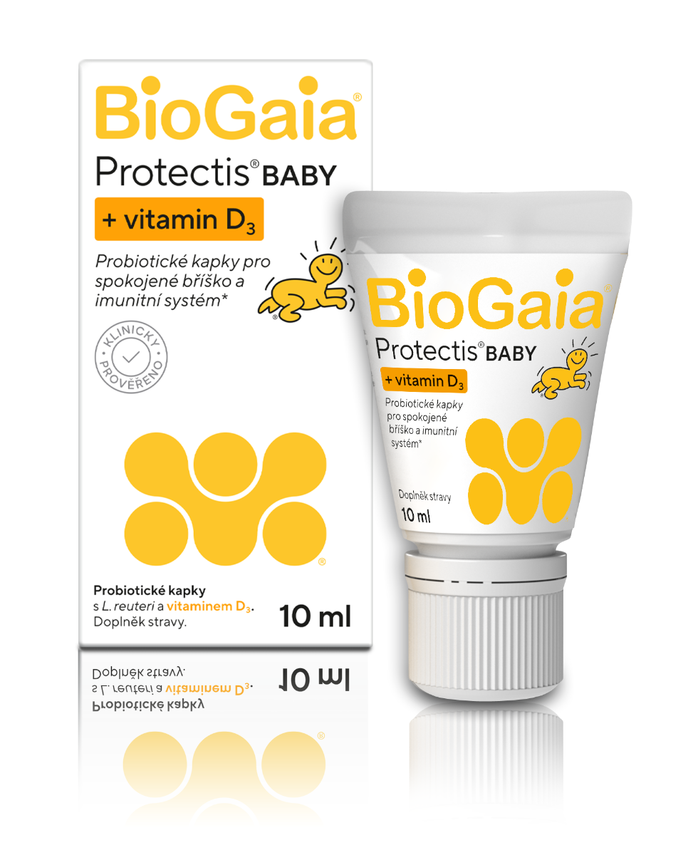 Biogaia Protectis Baby + vitamin D3 Probiotické kapky 10 ml