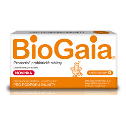 BIOGAIA® Protectis® probiotické tablety s vitaminem D 30 tablet