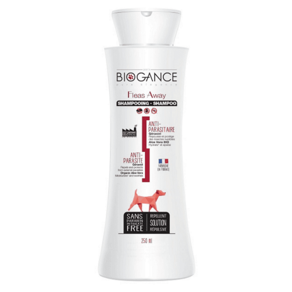 BIOGANCE Fleas away dog antiparazitní šampon 250 ml