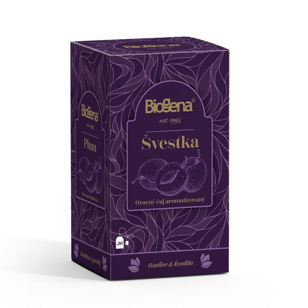 Biogena Traditional Švestka porcovaný ovocný čaj 20x2 g