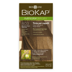 BIOKAP Barva na vlasy 8.03 Blond přírodní světlá 140 ml