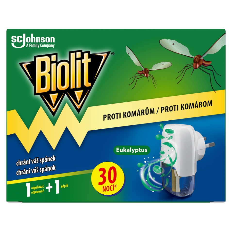 BIOLIT Eukalyptus elektrický odpařovač 30 nocí
