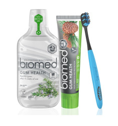 BIOMED Gum Health sada péče o citlivé dásně 3 ks