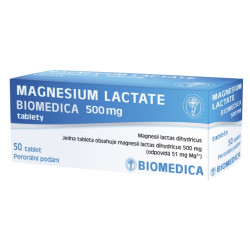 BIOMEDICA Magnesium Lactate 500 mg 50 tablet