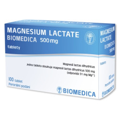BIOMEDICA Magnesium lactate 500mg 100x500 mg tablet