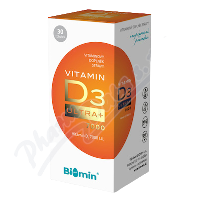 BIOMIN Vitamin D3 Ultra+ 7000 I.U. 30 tobolek