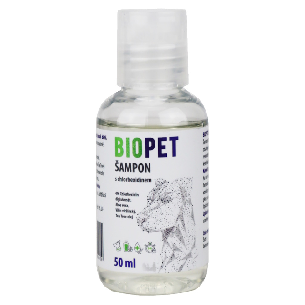 BIOPET Chlorhexidine šampon 4% 50 ml