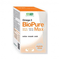 BIOPURE Max Omega 3, 60 měkkých tobolek