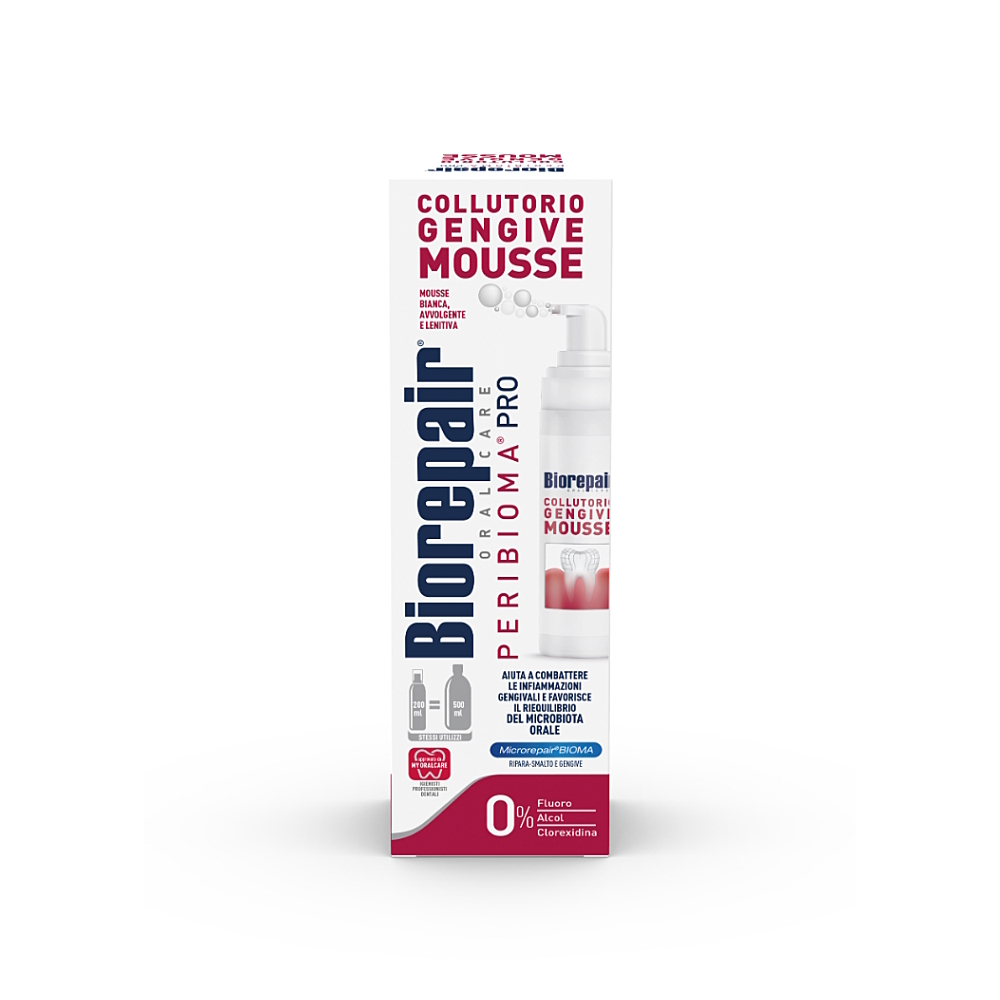 BIOREPAIR Peribioma Pěnová ústní voda 200 ml