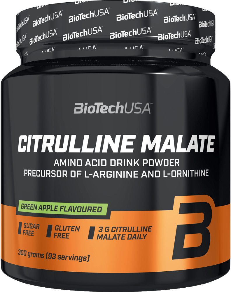 BIOTECH Citrulline Malate, Zelené jablko 300 g