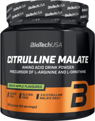BIOTECH Citrulline Malate, Zelené jablko 300 g