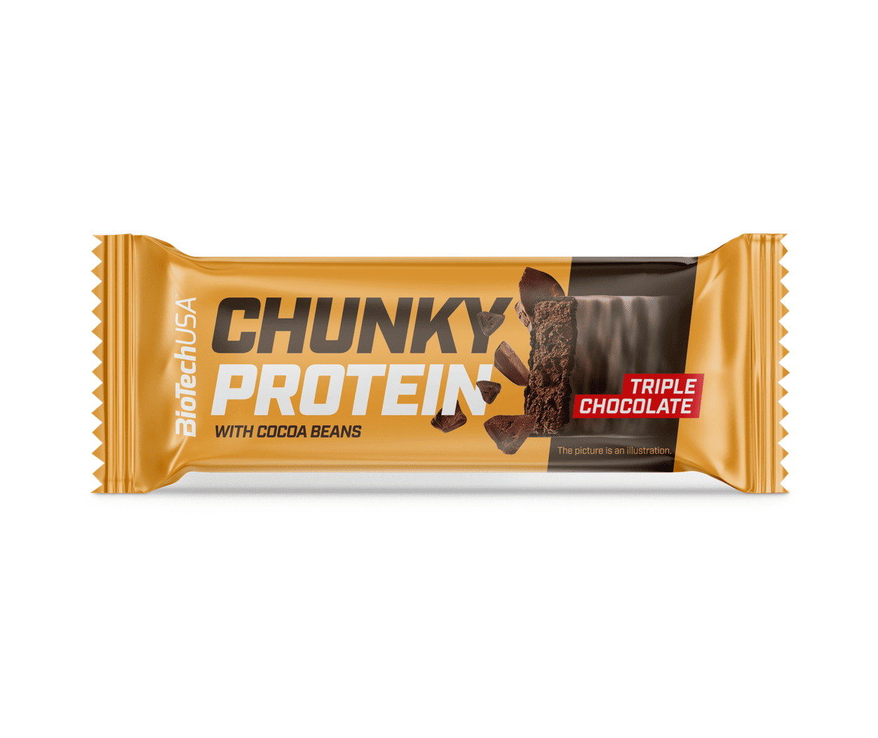 BioTech USA Chunky Protein Bar Triple Chocolate 50 g