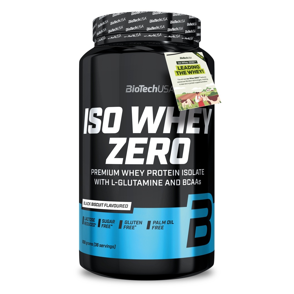 BioTech USA Iso Whey Zero black biscuit 908 g