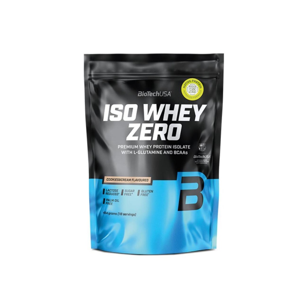 BioTech USA Iso Whey Zero Cookies & Cream 454 g