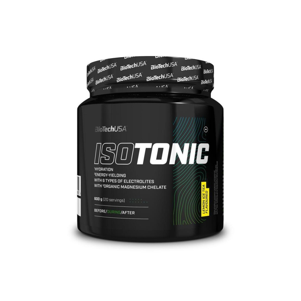 BioTech USA IsoTonic citronový ledový čaj 600 g