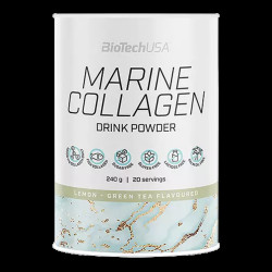 BioTech USA Marine Collagen 240 - citron, zelený čaj