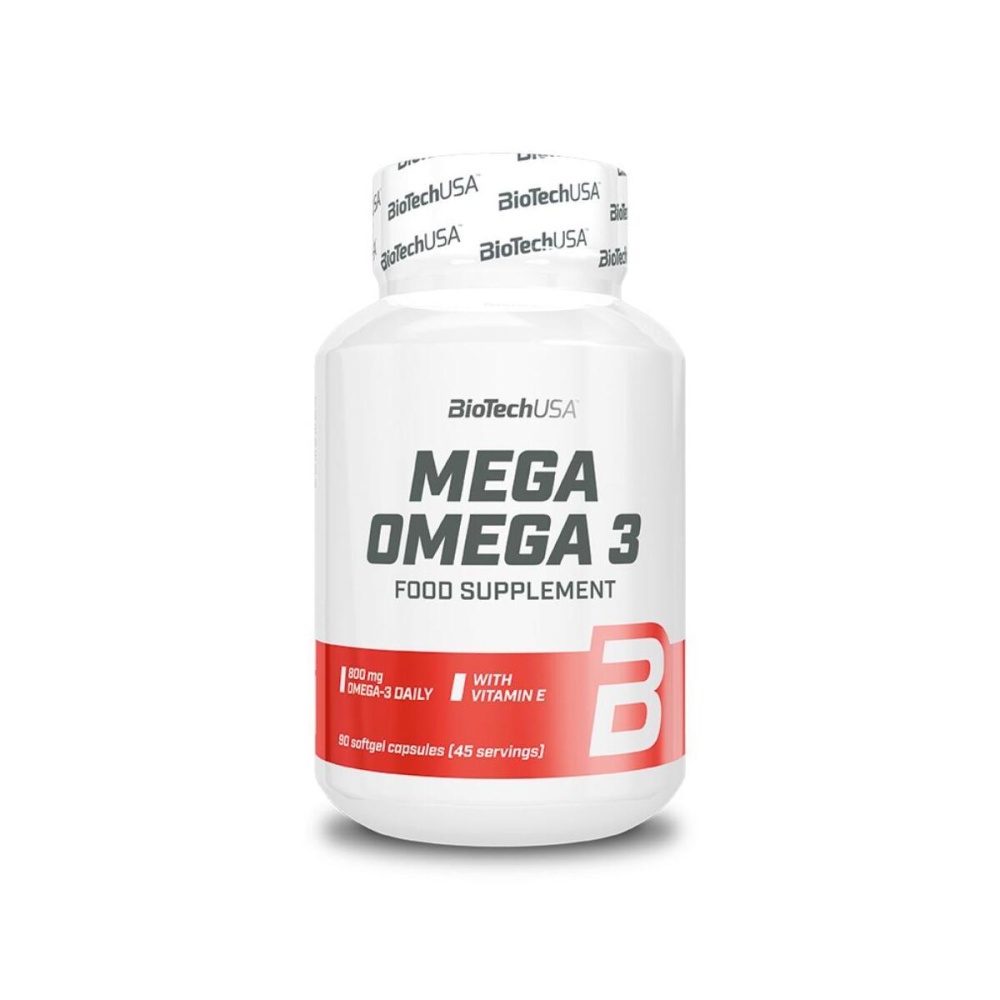 BioTech USA Mega Omega 3 90 kapslí