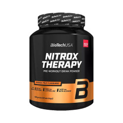 BioTech USA Nitrox Therapy 680g - modrý hrozen
