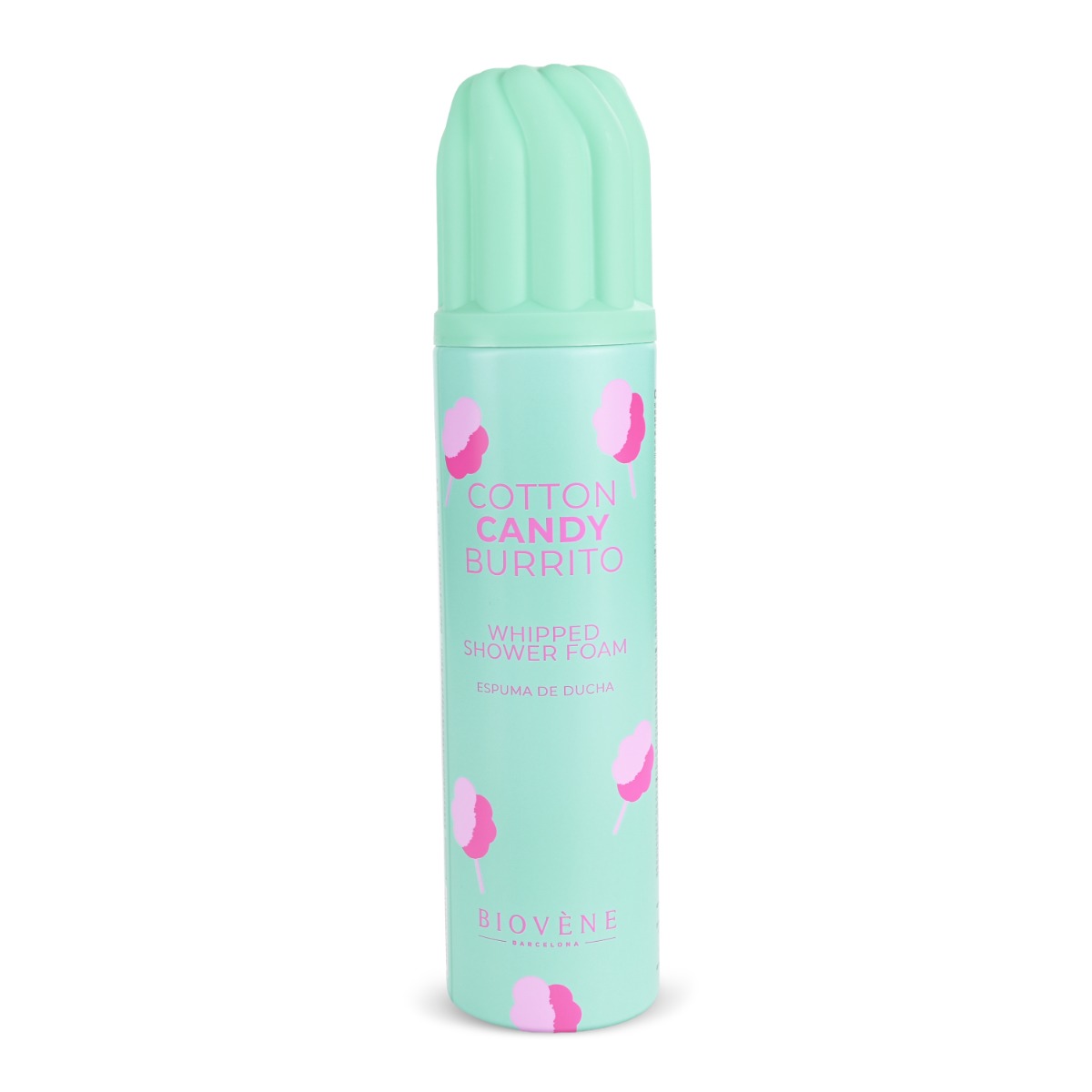 BIOVÉNE Šlehačková sprchová pěna Cotton Candy Burrito 250 ml