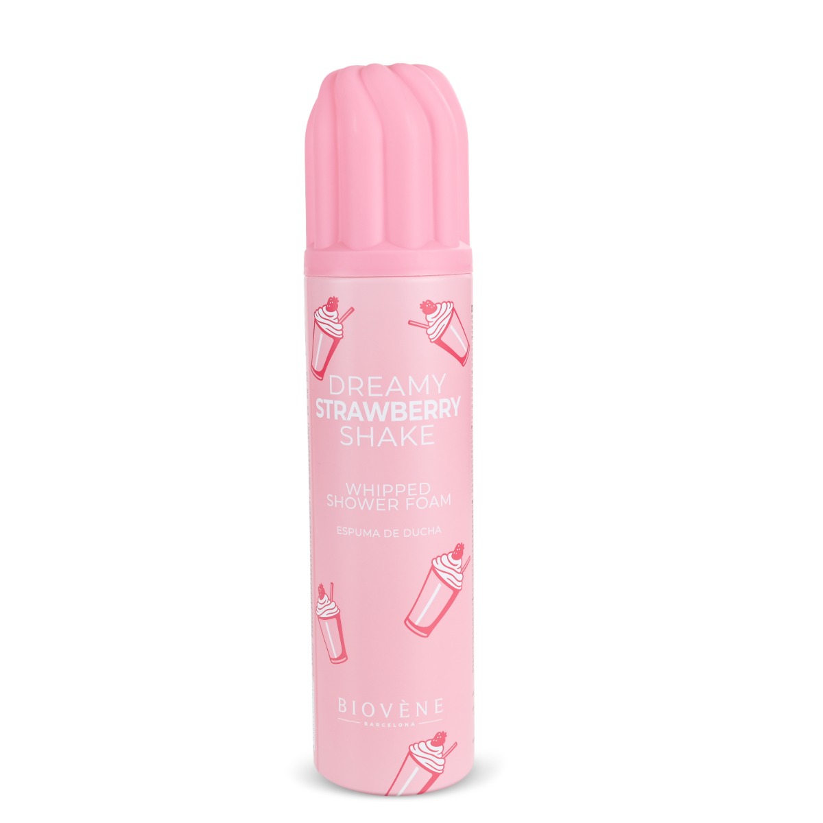 BIOVÉNE Šlehačková sprchová pěna Dreamy Strawberry Shake 250 ml