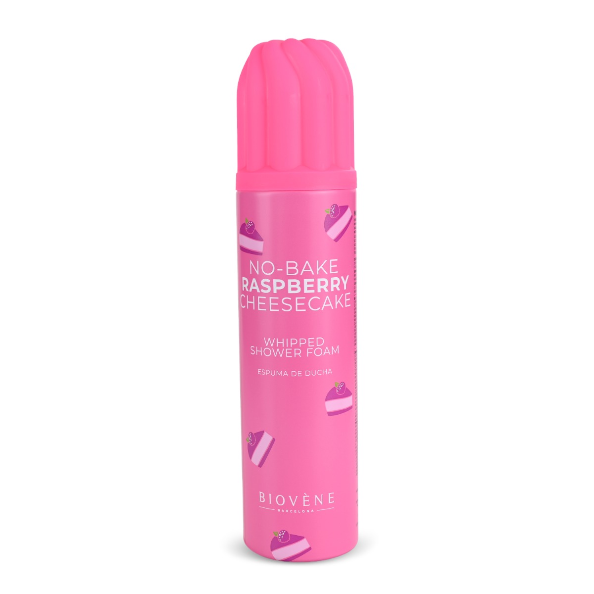 BIOVÉNE Šlehačková sprchová pěna Raspberry Cheesecake 250 ml