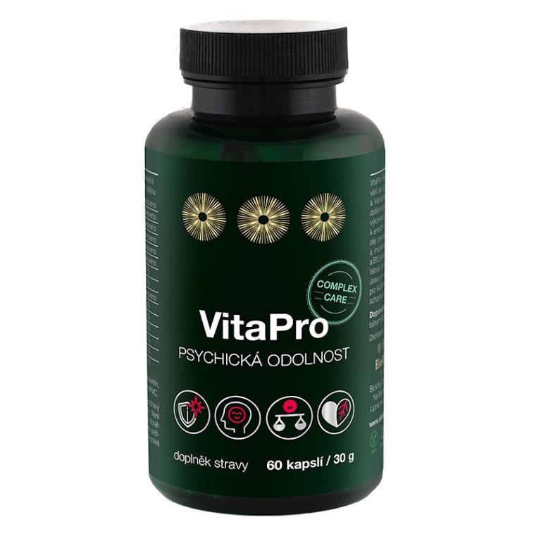 BIOVITA VitaPro Psychická odolnost Complex care 60 kapslí