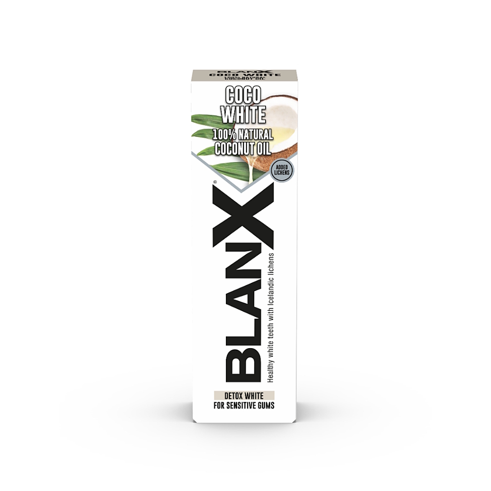 BLANX White Detox Coconut Zubní pasta 75 ml, poškozený obal