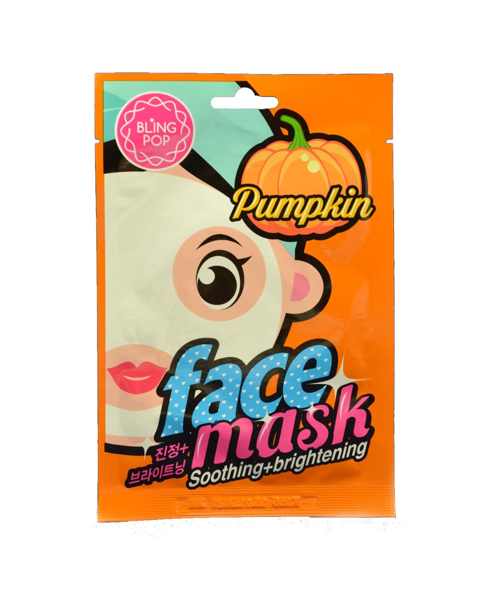 Bling Pop Pumpkin uklidňující a rozjasňující maska 20 ml