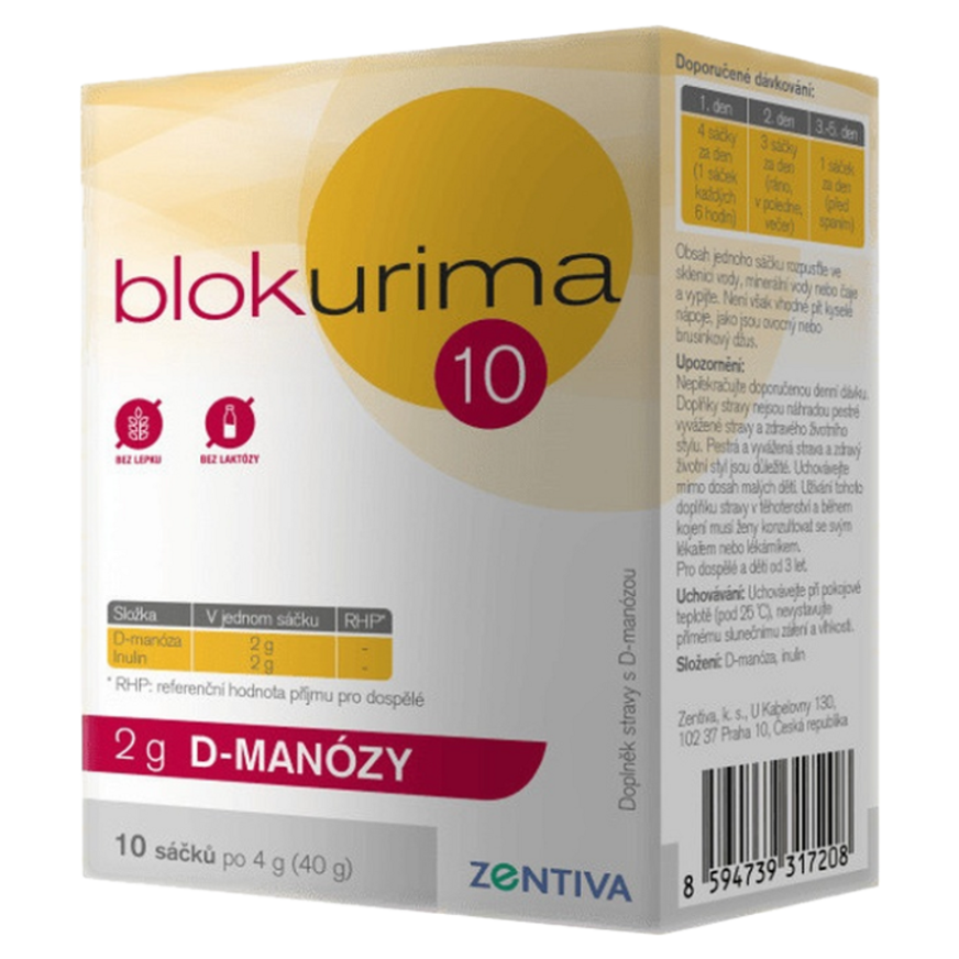 BLOKURIMA 2 g D-manozy sáčky 10 x 4 g