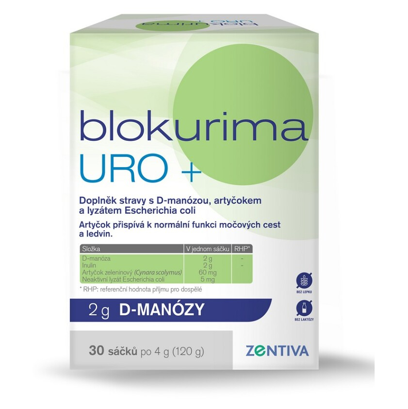 BLOKURIMA Uro + 2g D-manózy sáčky 4g 30 sáčků