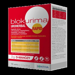 BLOKURIMA Uroherbal Rapid 2g D-manózy sáčky 10 x 2,3 g