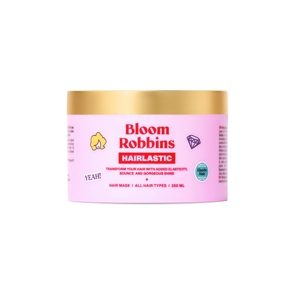 Bloom Robbins Maska na podporu elasticity vlasů s ricinovým olejem 250 ml