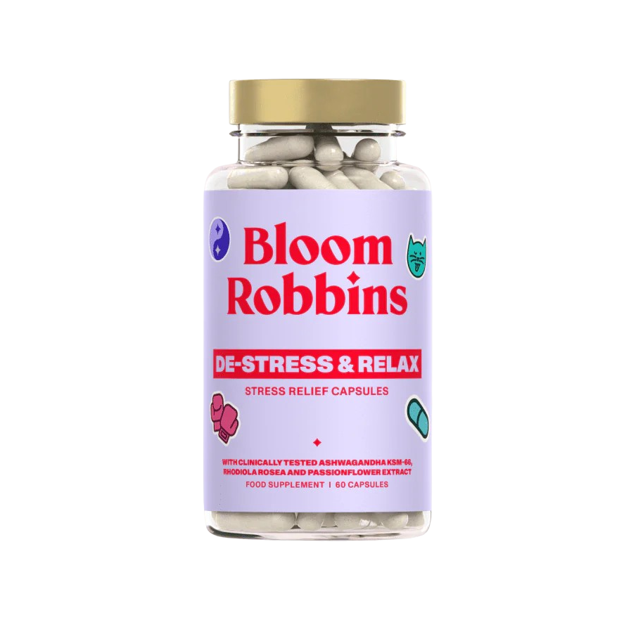 BLOOM ROBBINS STRESS no more, De-Stress & Relax 60 kapslí