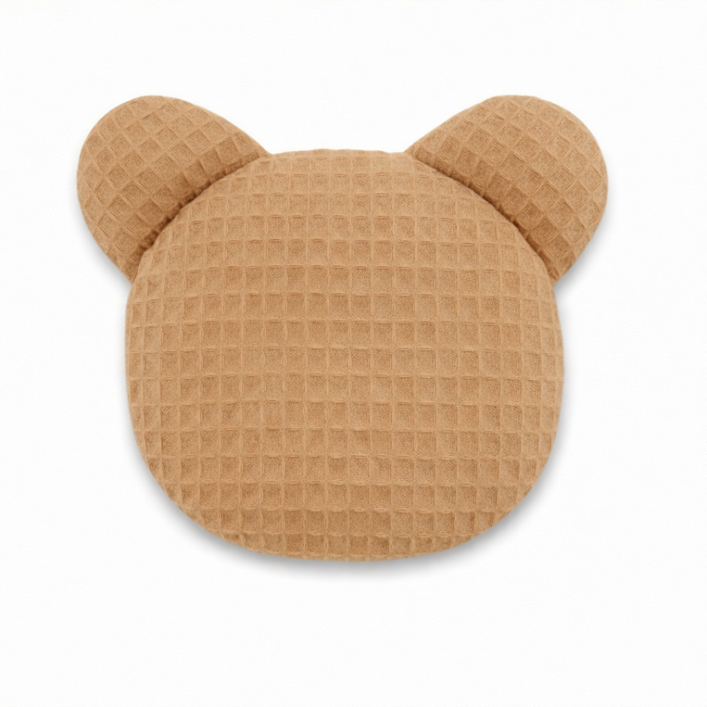 BocioLand Nahřívací polštářek TEDDY s třešňovými pecičkami a levandulí - hnědá