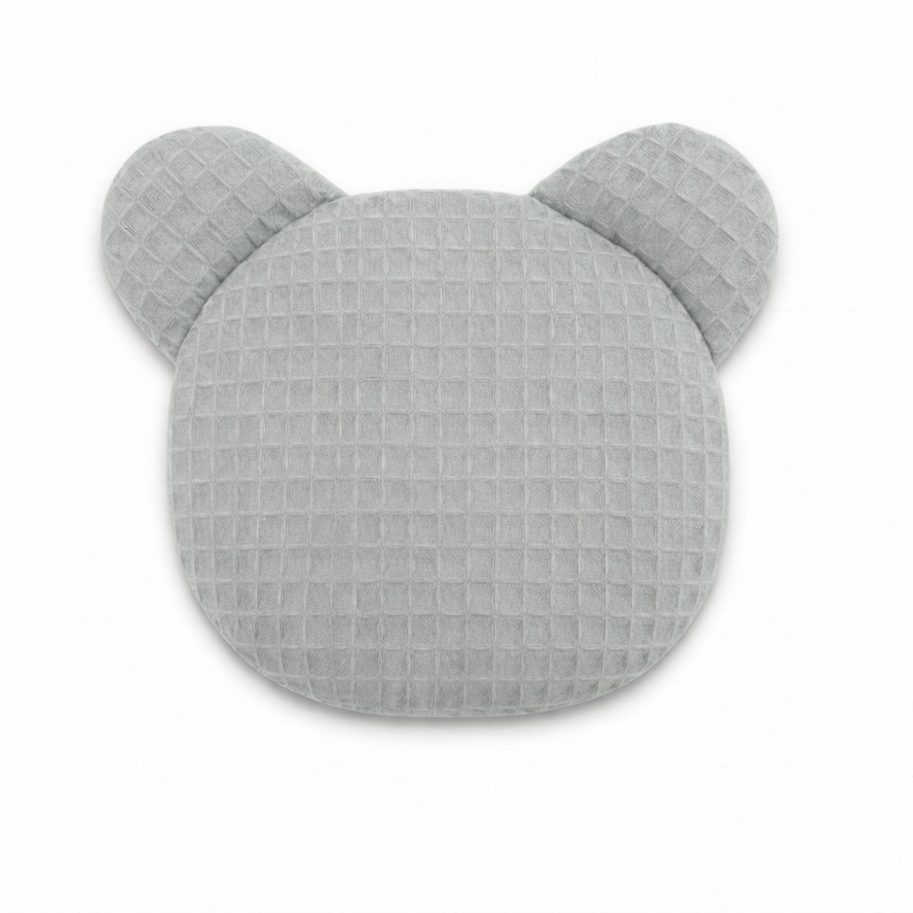 BocioLand Nahřívací polštářek TEDDY s třešňovými pecičkami a levandulí - šedý