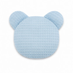 BocioLand Nahřívací polštářek TEDDY s třešňovými pecičkami a levandulí - sv. modrý