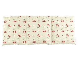 BocioLand Tříkomorový nahřívací pás s třešňovými pecičkami, termofor -  Cherry life, ecru