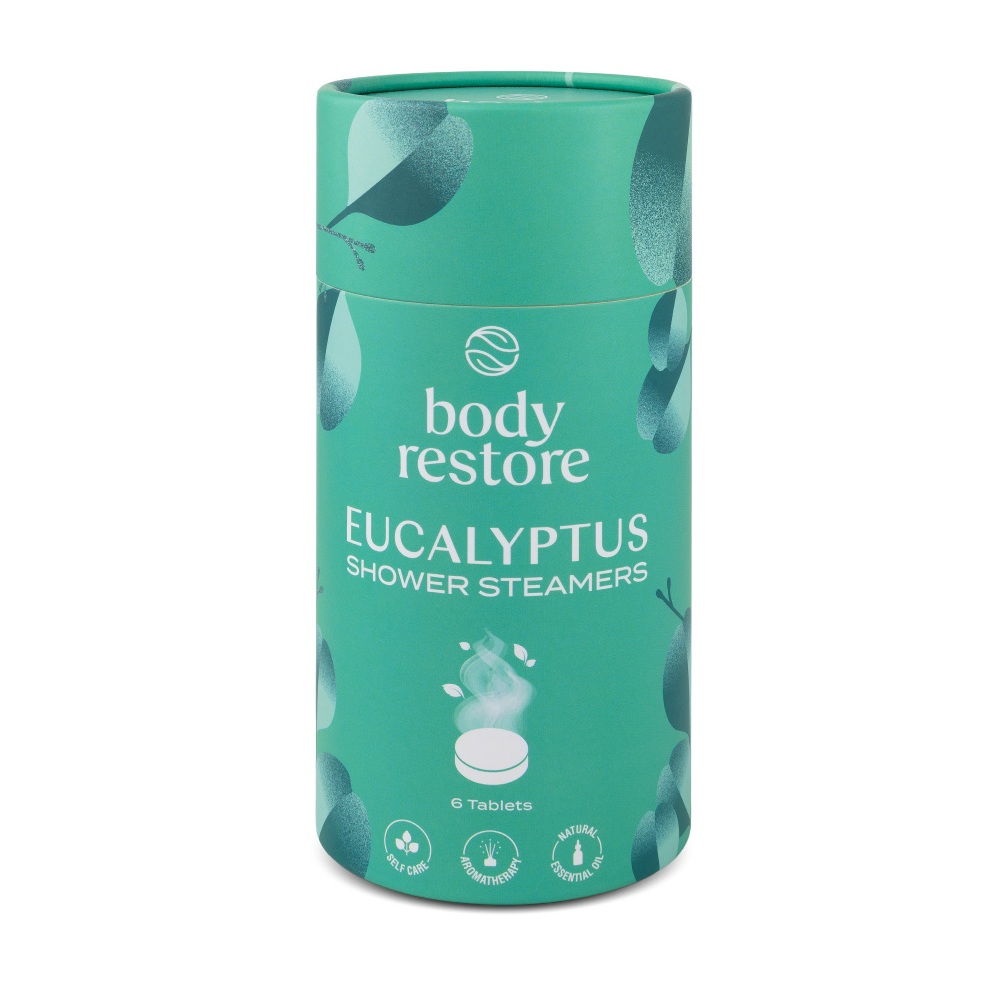 Body Restore Aromatické tablety do sprchy eukalyptus a máta 6 ks