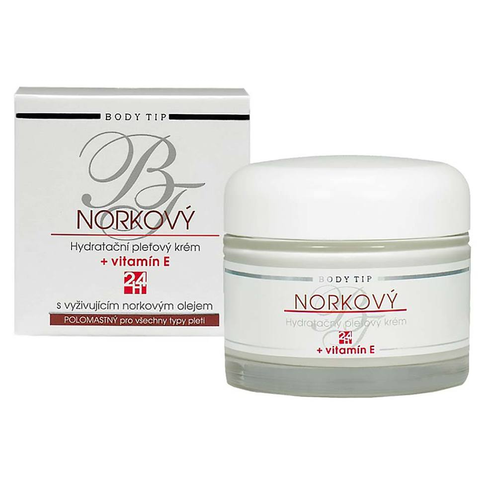 BODY TIP Norkový hydratační pleťový krém s vit.E 50 ml